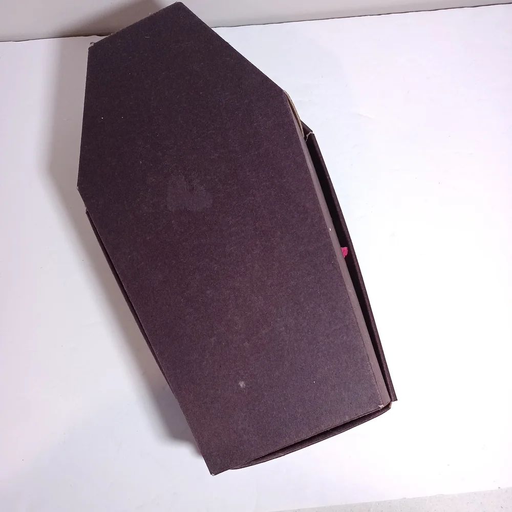 Gothic Doll with Coffin Box Black and Purple Repaint Lalaloopsy Custom - Picture 9 of 9